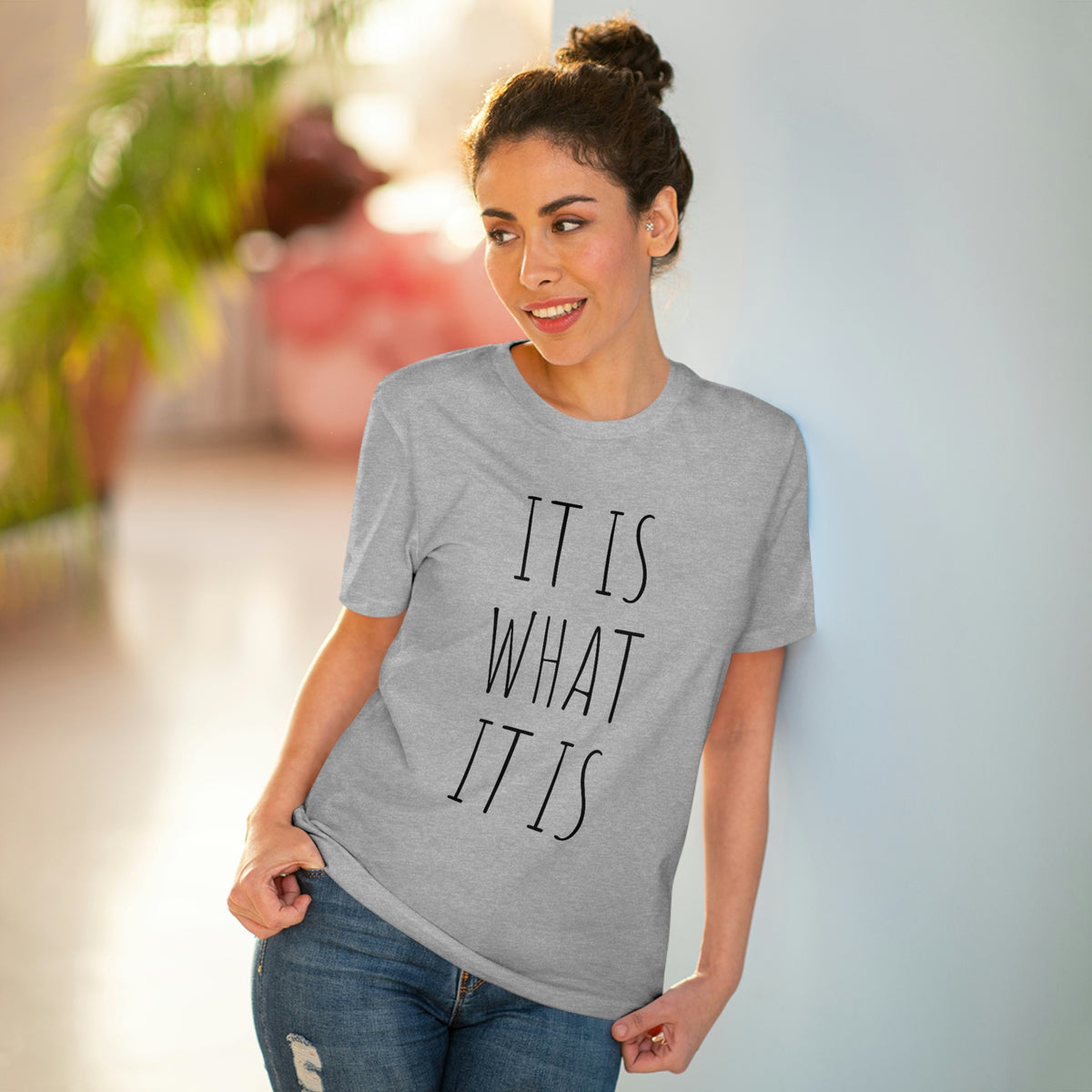 It is what it is Organic Creator T-shirt - Unisex