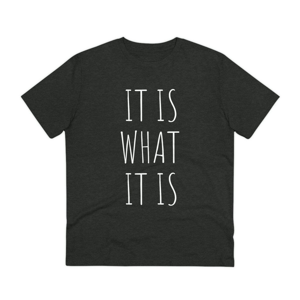 It is what it is Organic Creator T-shirt - Unisex